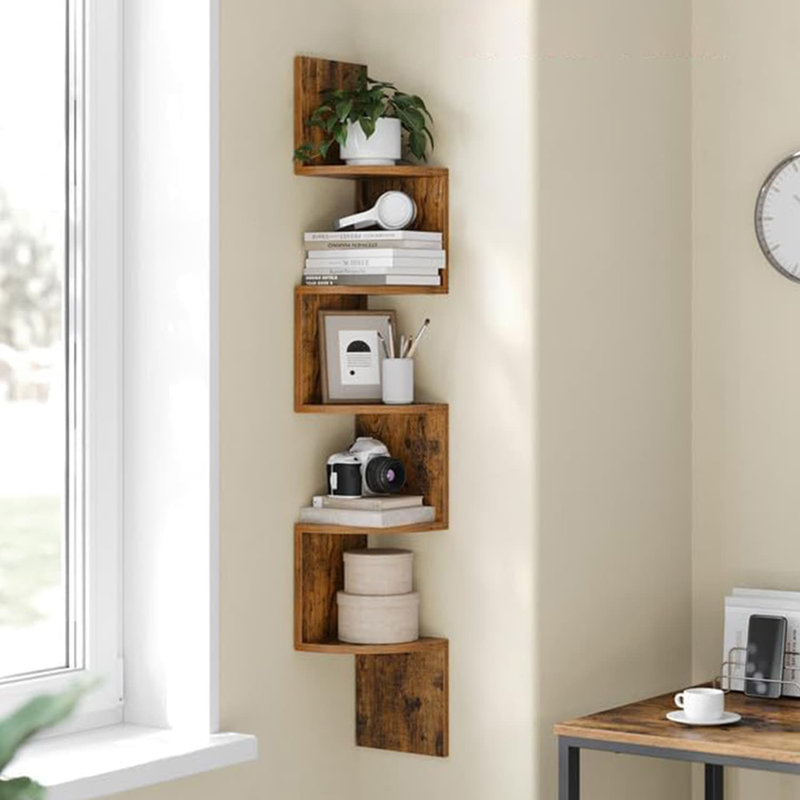 Wayfair wall mounted bookshelf discount